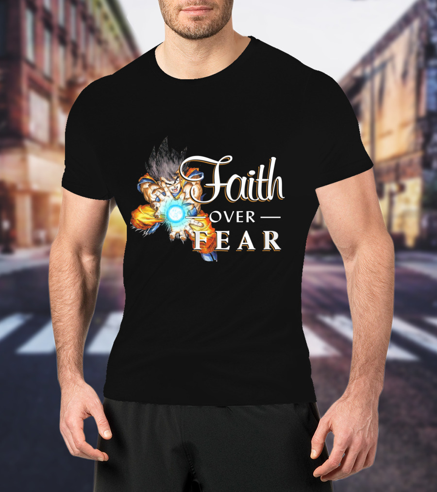 Faith Over Fear GK Dragon Energy Power_ball T-Shirt