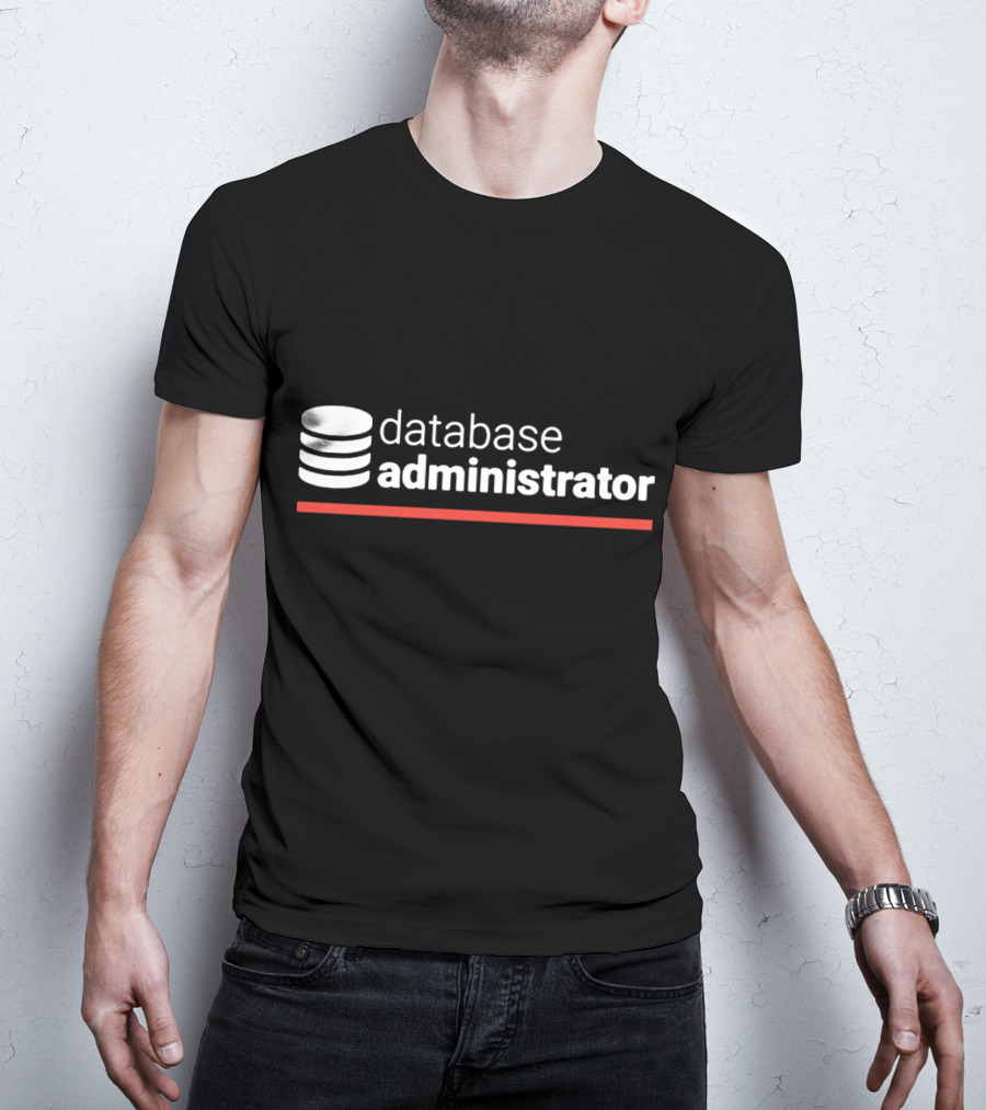 Database Administrator Iconic Stack T-Shirt