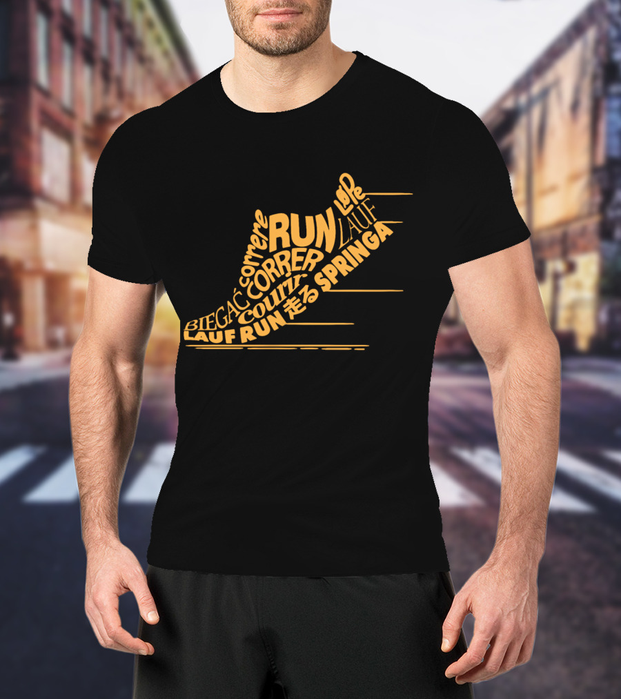 Worldwide Run Funny Running Lauf Correr Springa Corret Lepe T-Shirt
