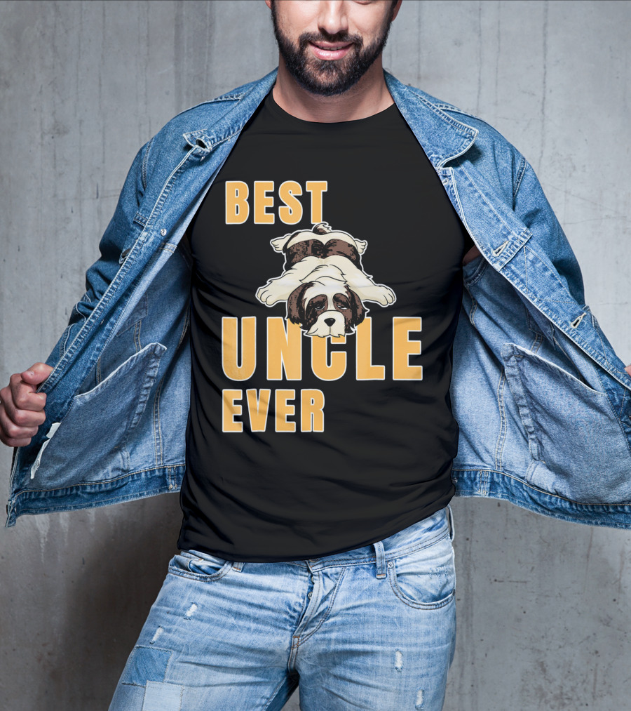 Best Shih Tzu Uncle Ever Dog T-Shirt