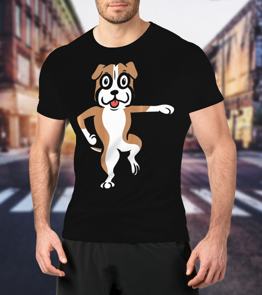 Boxer Dog Funny Dance Move Best Mates T-Shirt