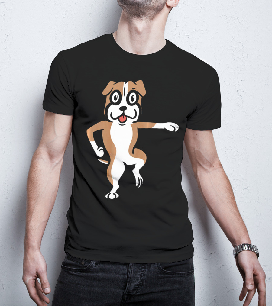 Boxer Dog Funny Dance Move Best Mates T-Shirt