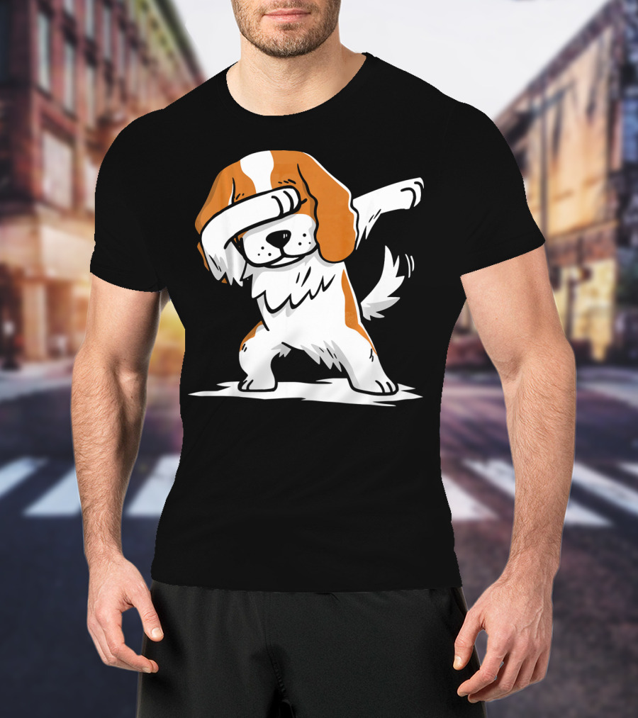 Cavalier King Charles Spaniel Dabbing Dance Pose T-Shirt