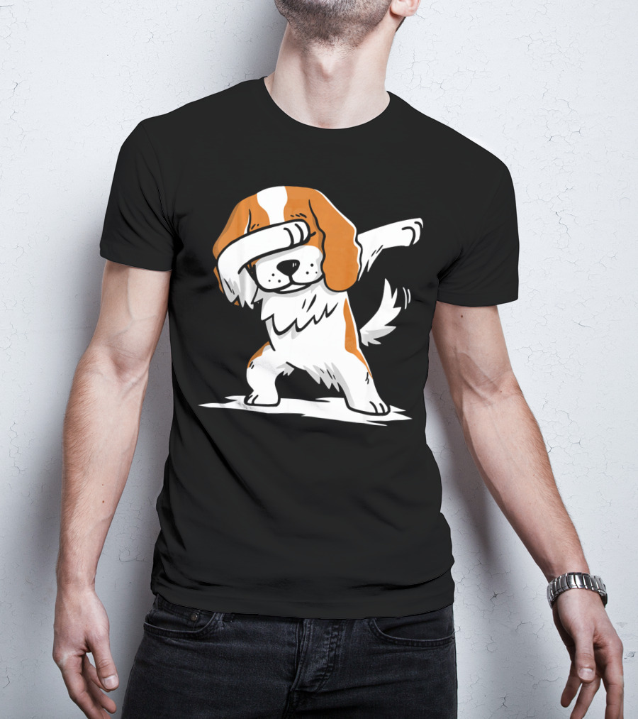 Cavalier King Charles Spaniel Dabbing Dance Pose T-Shirt