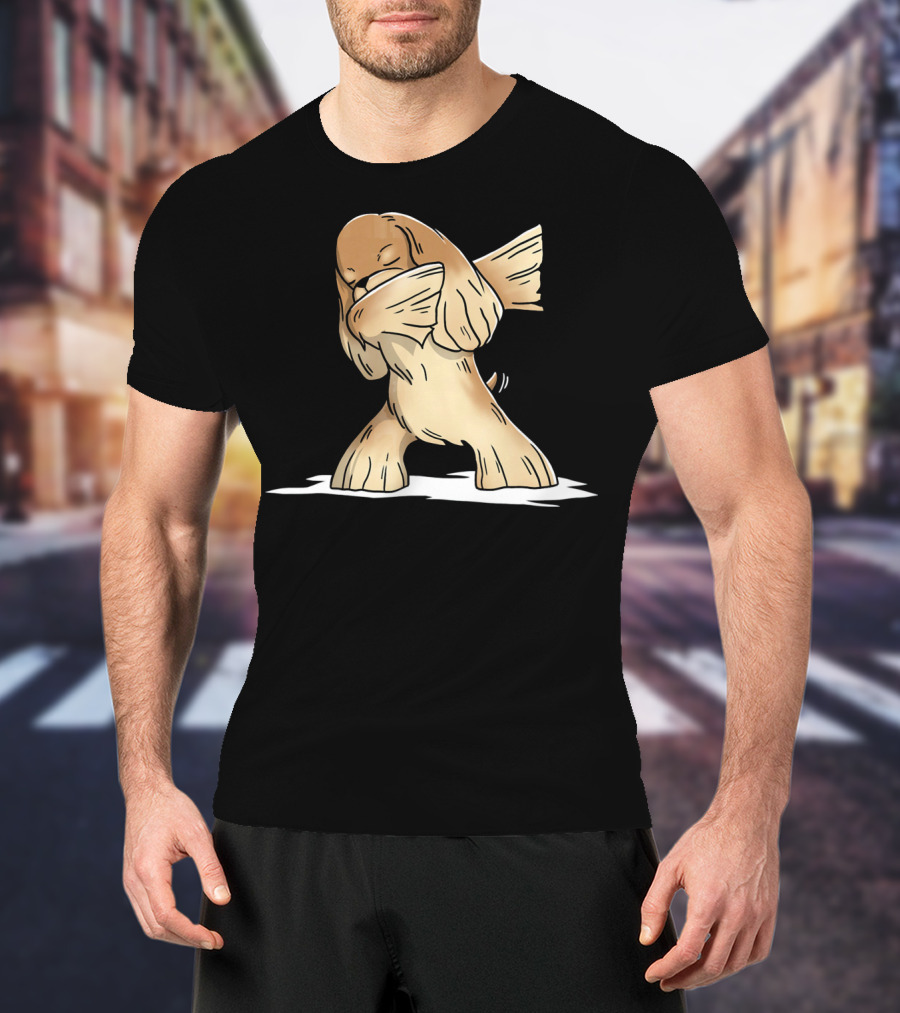 Cocker Spaniel Dabbing Funny Dog Pose T-Shirt