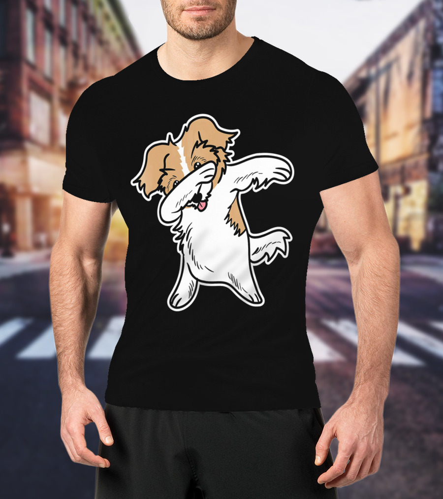 Dabbing Shih Tzu Kids Puppy Dance T-Shirt