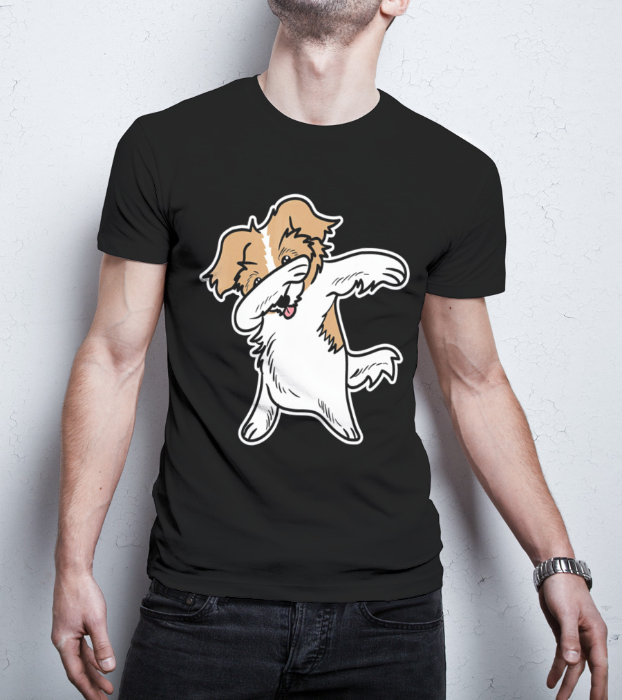 Dabbing Shih Tzu Kids Puppy Dance T-Shirt