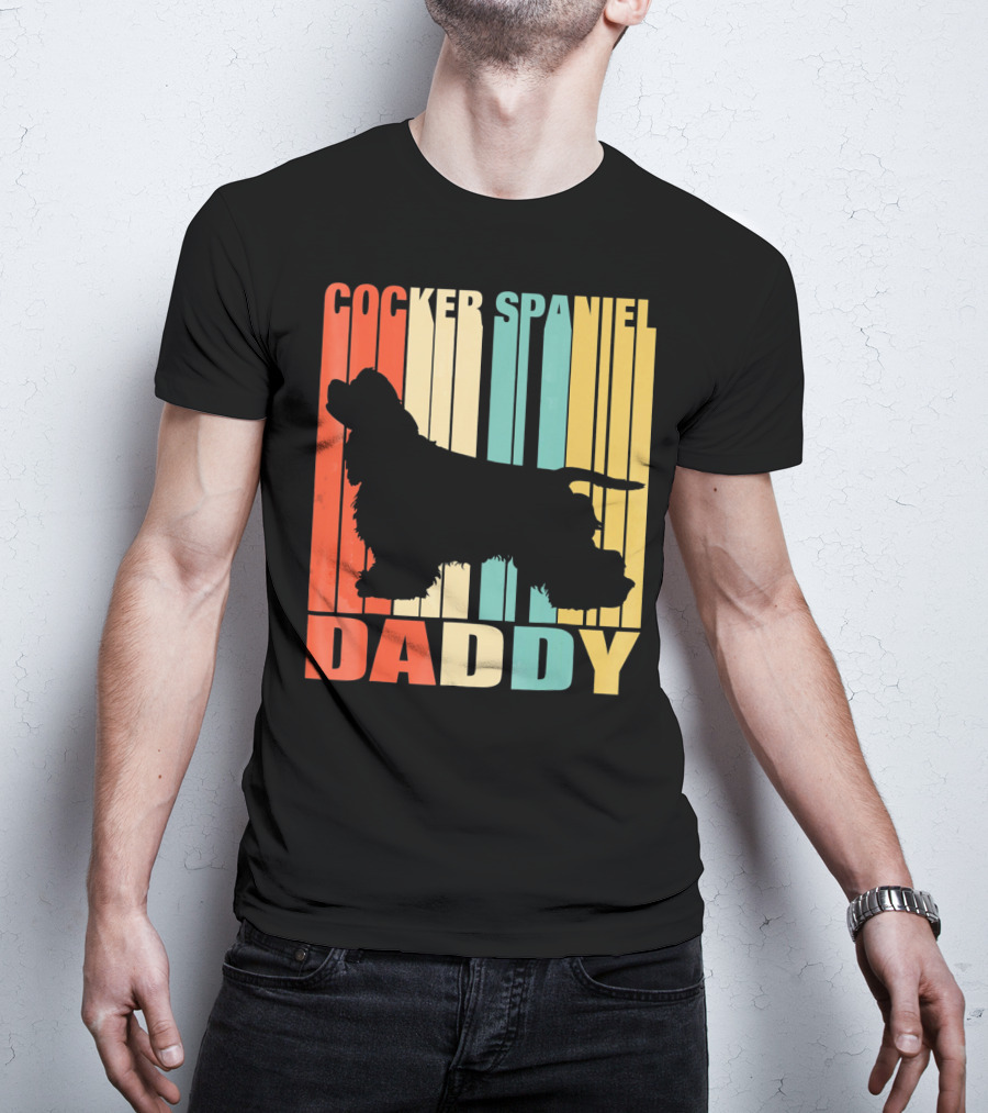 Cocker Spaniel Daddy Vintage T-Shirt