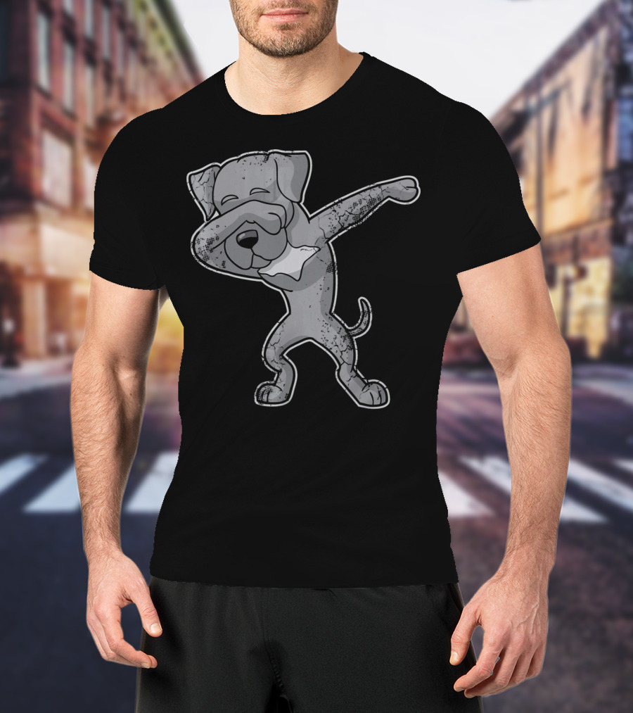 Great Dane Dog Dabbing Pose T-Shirt