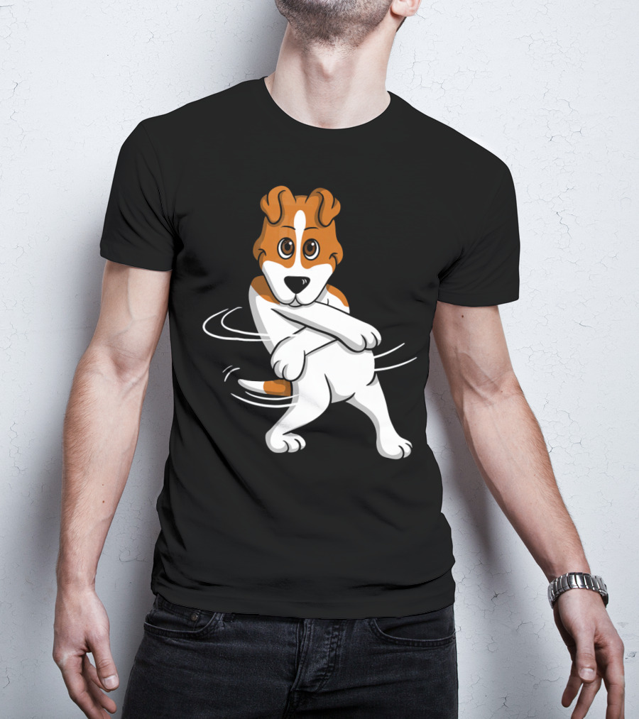 Jack Russell Terrier Dance Move Spin Trend T-Shirt