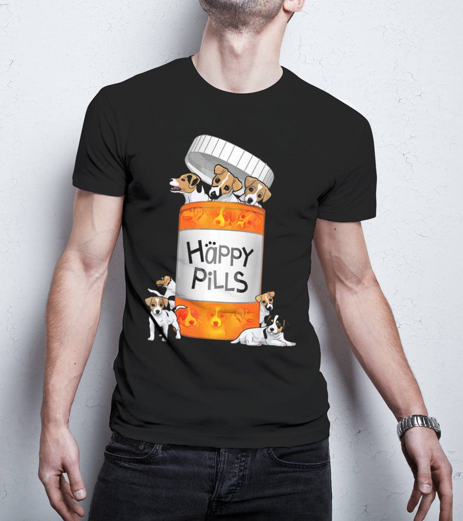 Happy Pills Jack Russell Terrier T-Shirt