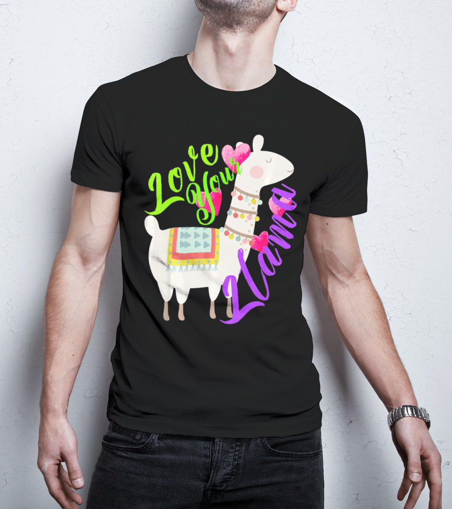 Love Your Llama Cute T-Shirt