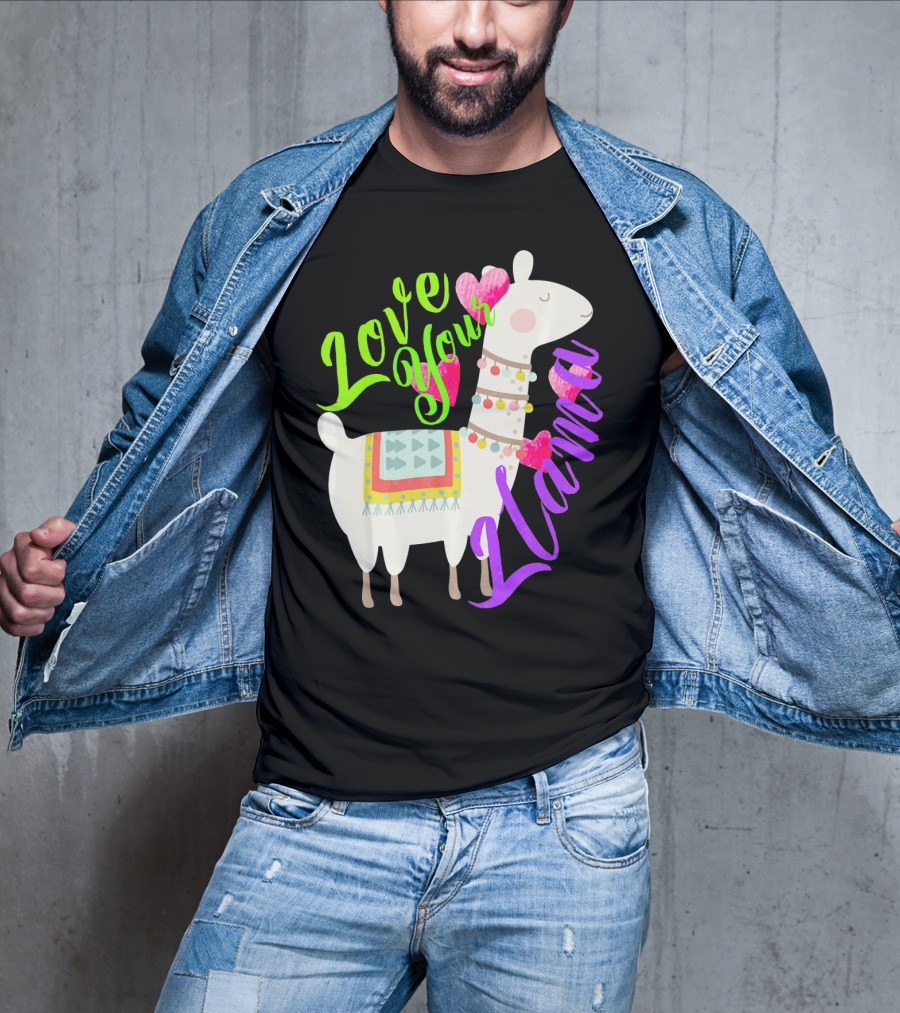 Love Your Llama Cute T-Shirt