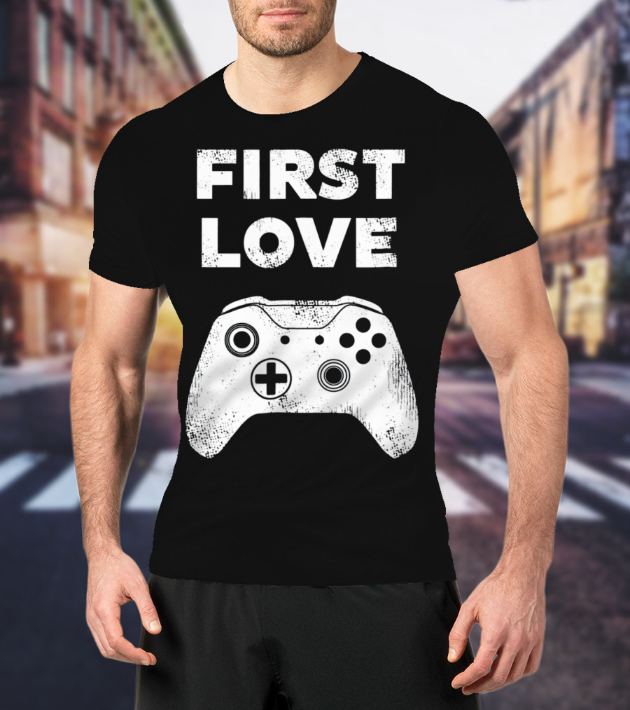 First Love Game Controller Video Gamer Valen T-Shirt