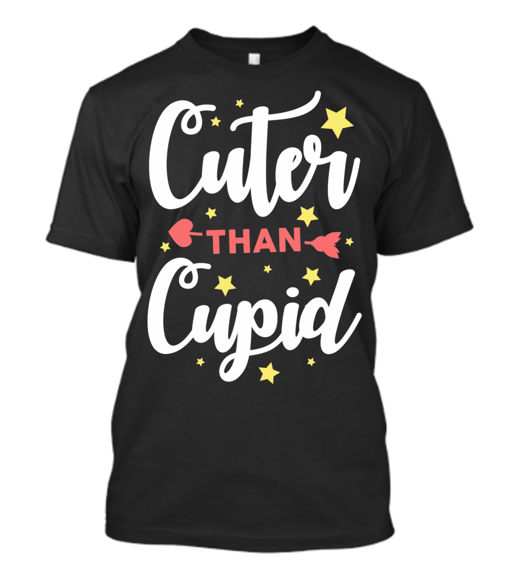 Cuter Than Cupid Arrow Funny Stars T-Shirt