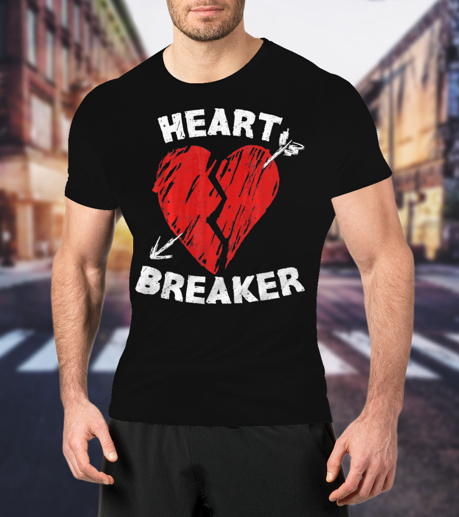 Heartbreaker Valentines Day Idea Heart T-Shirt