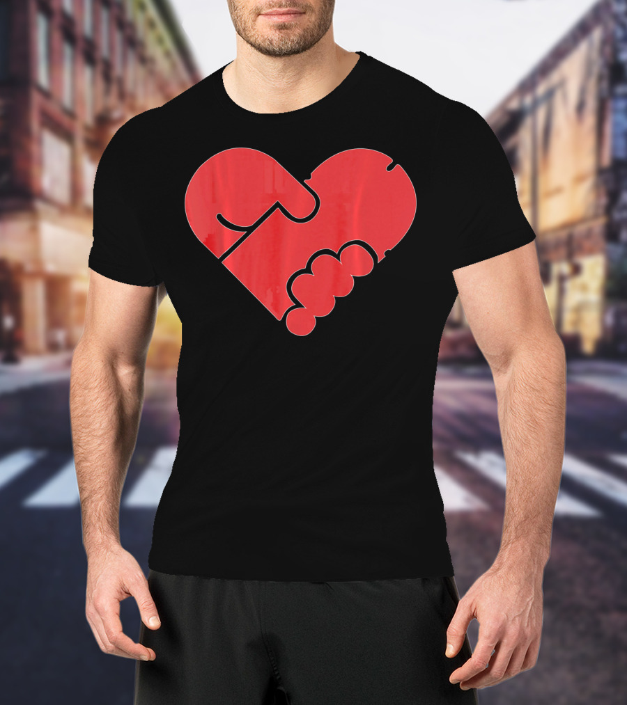 Hilarious Puzzle Heart For Single Men In Valen T-Shirt