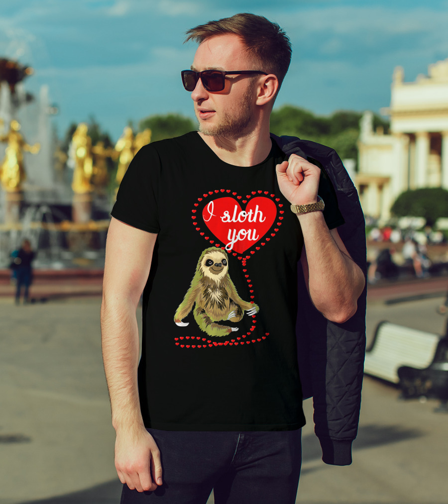 I Sloth You Heart Spirit Animal T-Shirt
