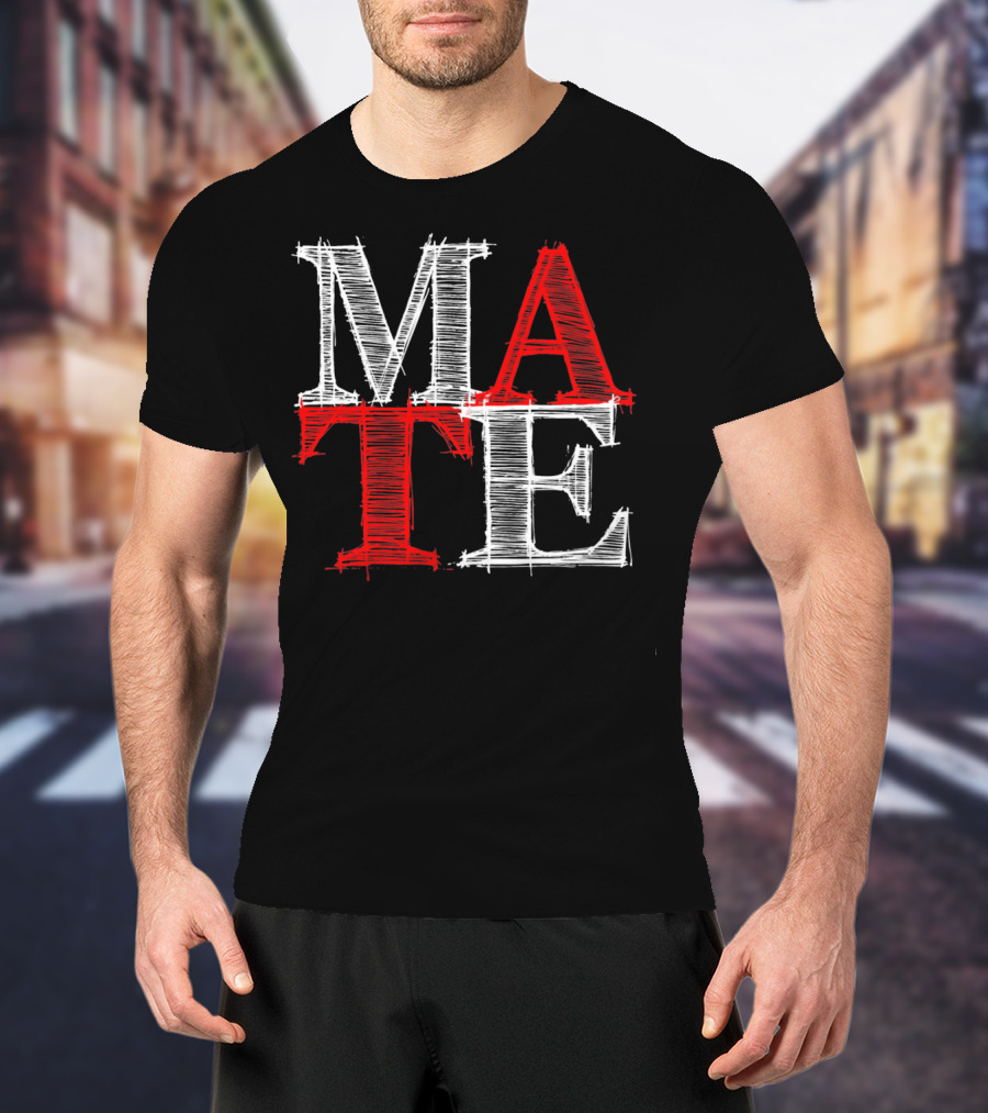 PREMIUM Couples Vale MATE Text T-Shirt