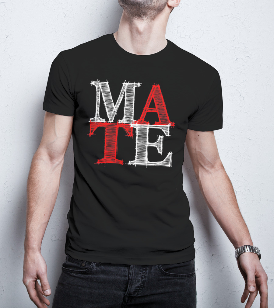 PREMIUM Couples Vale MATE Text T-Shirt