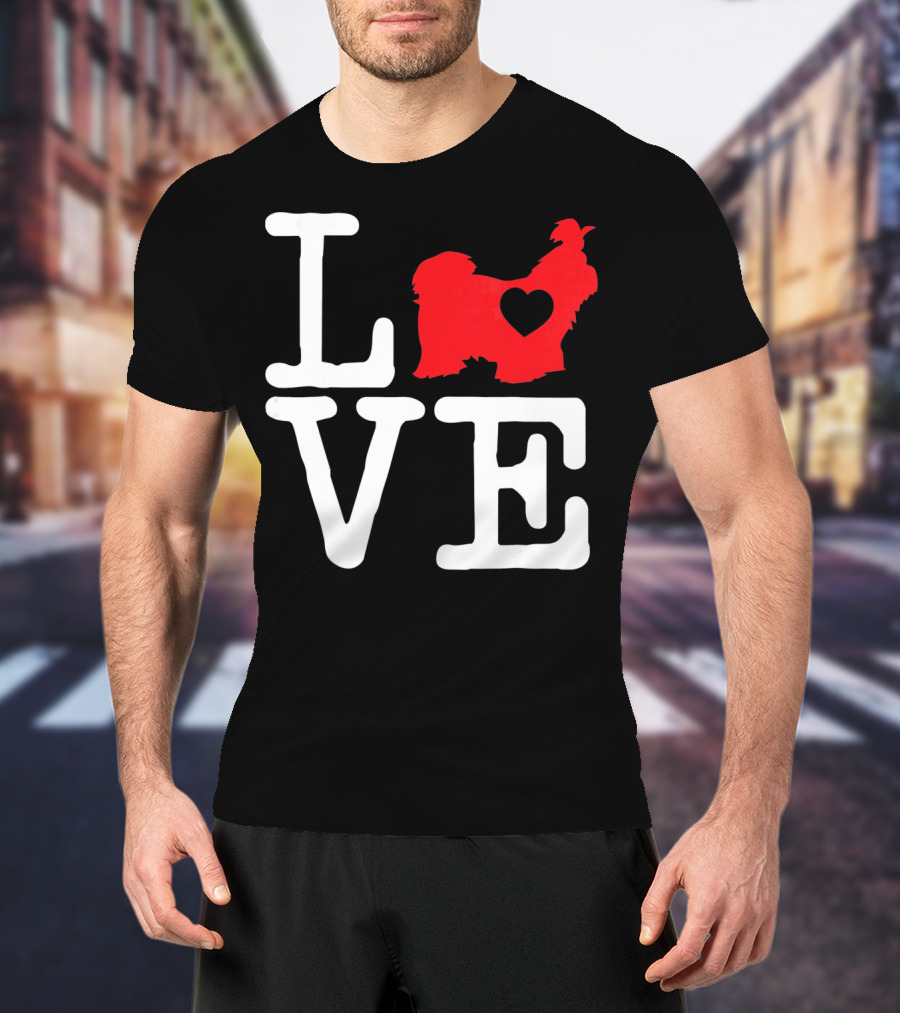 LOVE Shih Tzu Valentine's Day Rottie T-Shirt