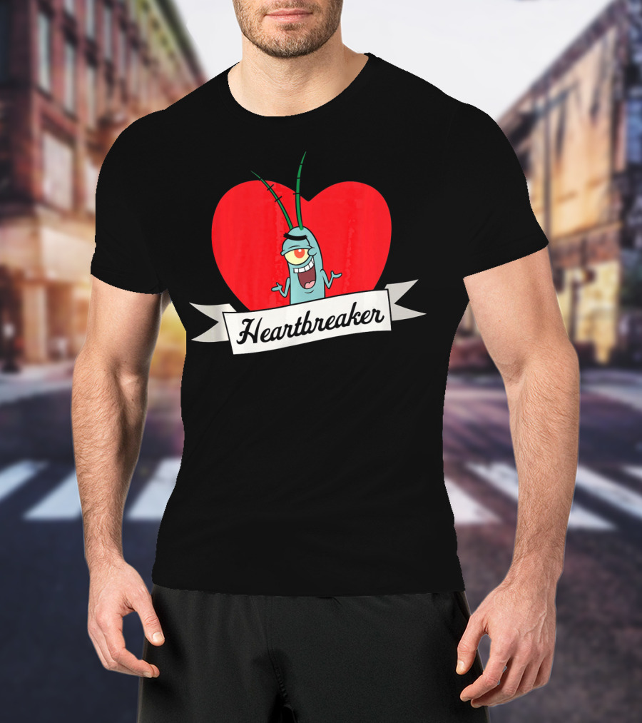 Spongebob Squarepants Plankton Heartbreaker Valentine T-Shirt