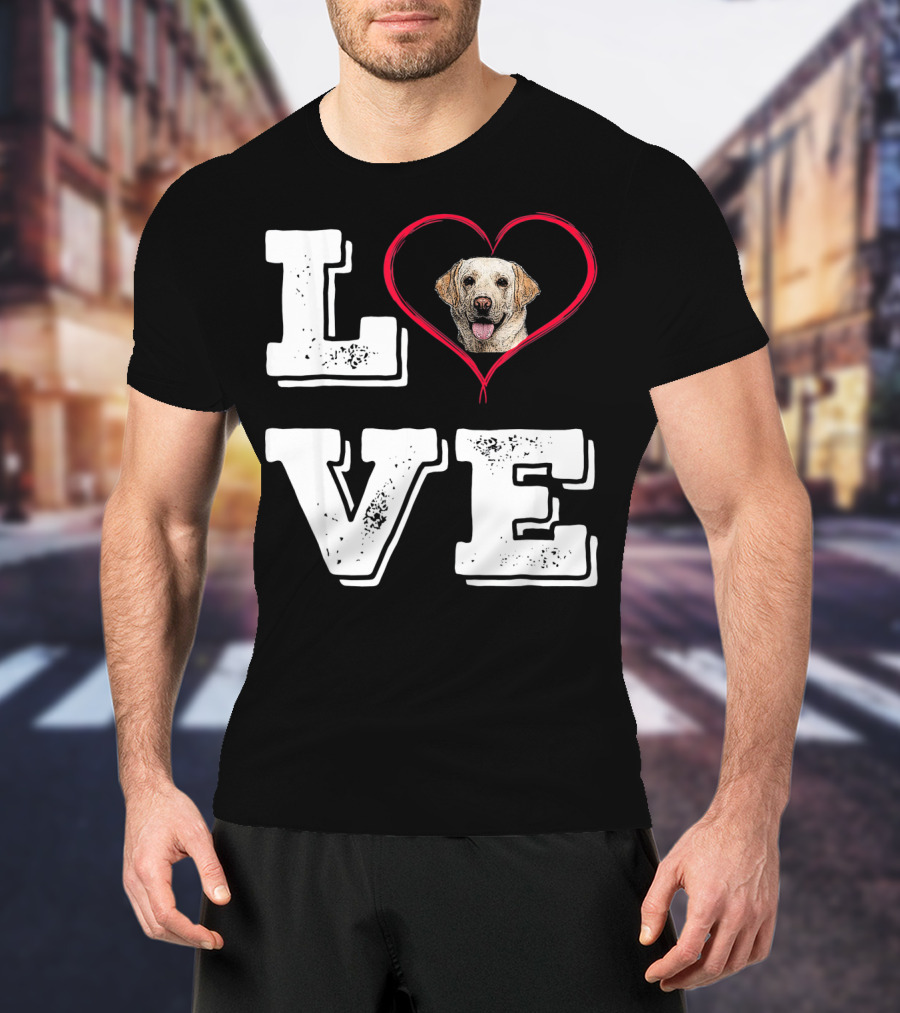 Labrador Retriever Love Heart T-Shirt