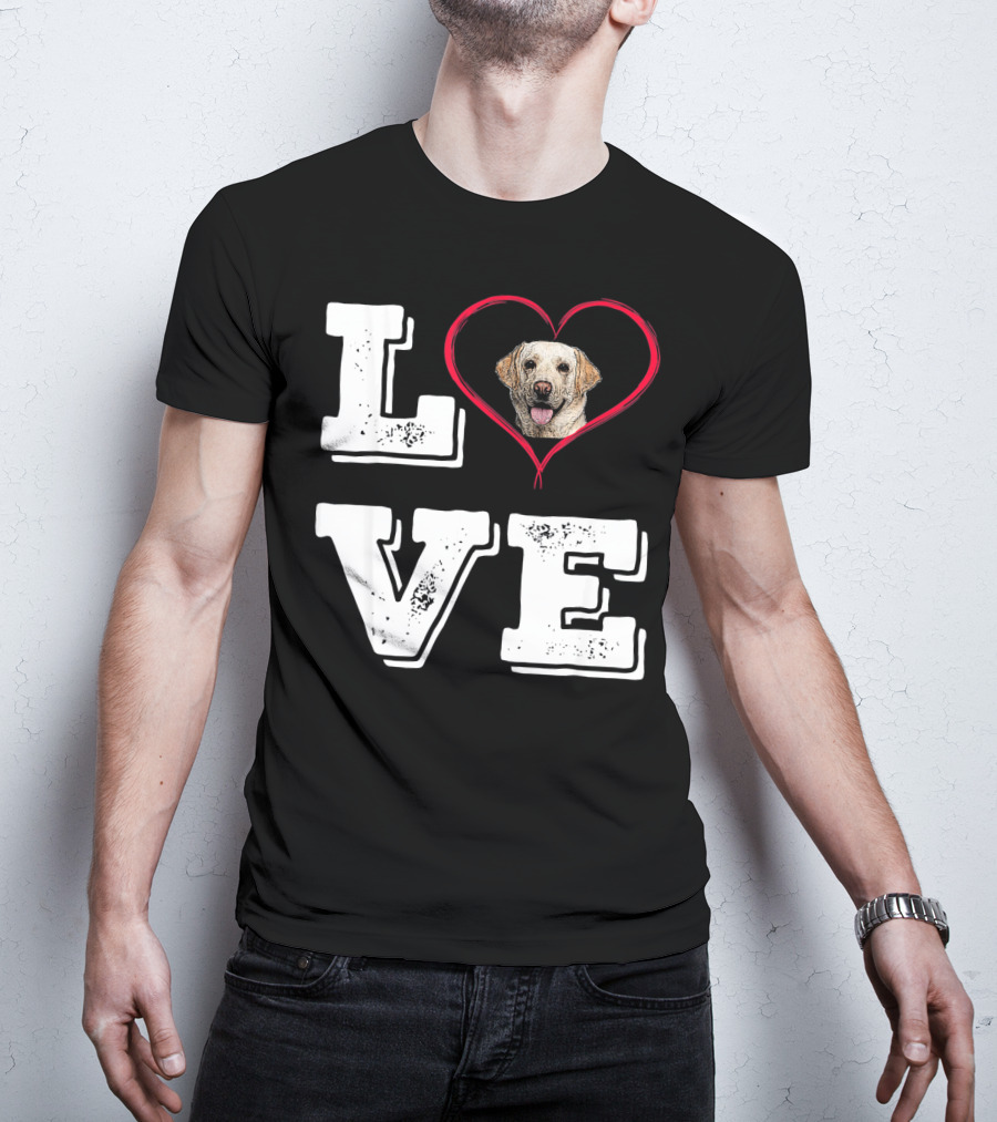 Labrador Retriever Love Heart T-Shirt