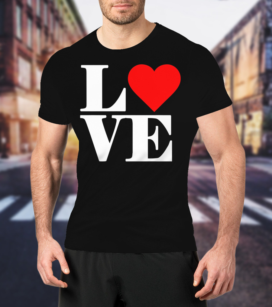 LOVE Heart Valentine's Day Iconic Romantic T-Shirt