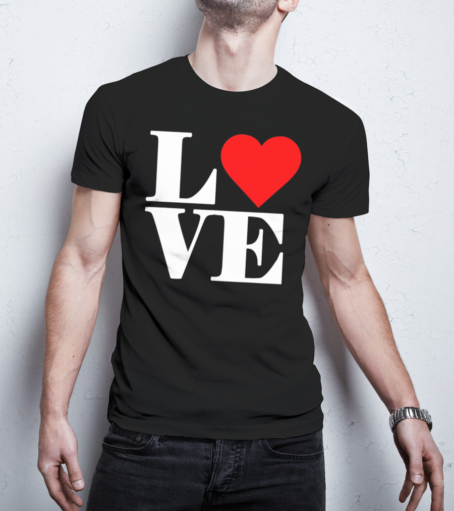 LOVE Heart Valentine's Day Iconic Romantic T-Shirt