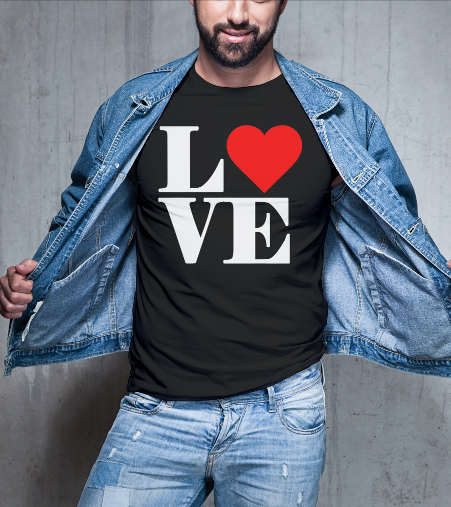 LOVE Heart Valentine's Day Iconic Romantic T-Shirt