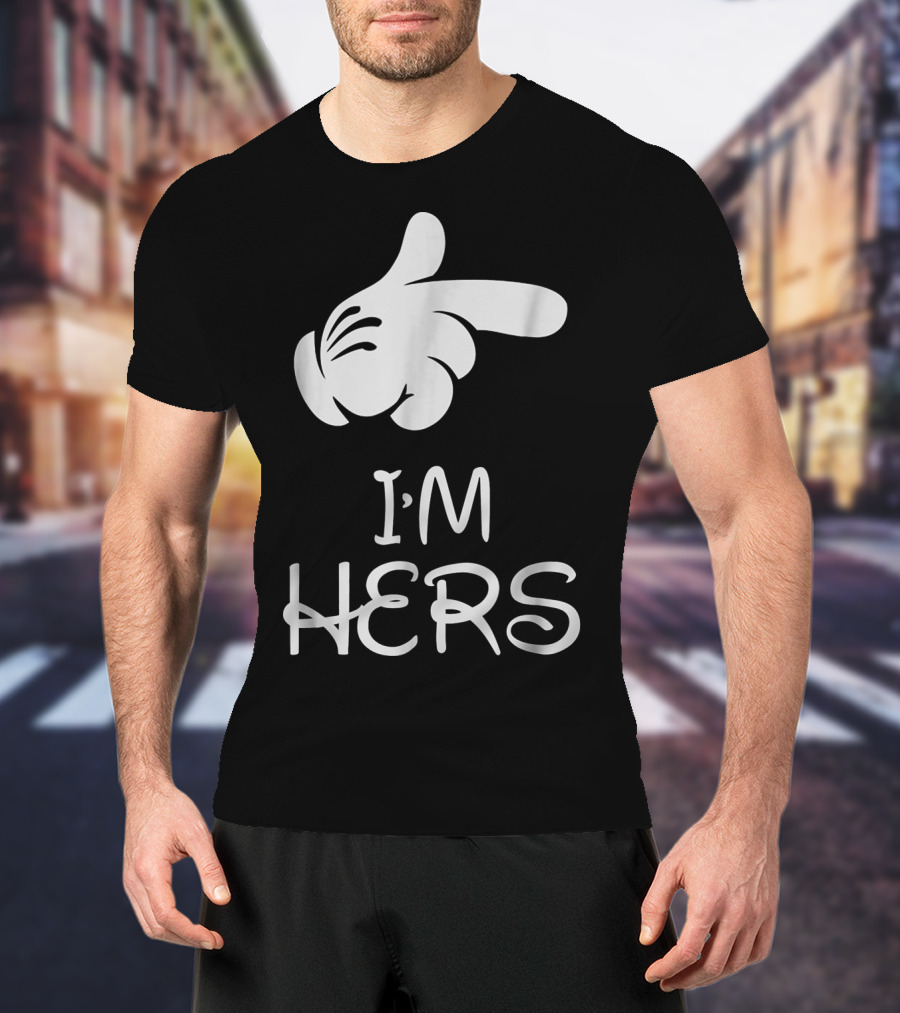 I'm Hers Funny Couple Valentine's Day Mens T-Shirt