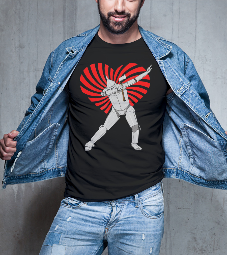 Wizard Of Oz Tin Man Swirl Dab Dance T-Shirt