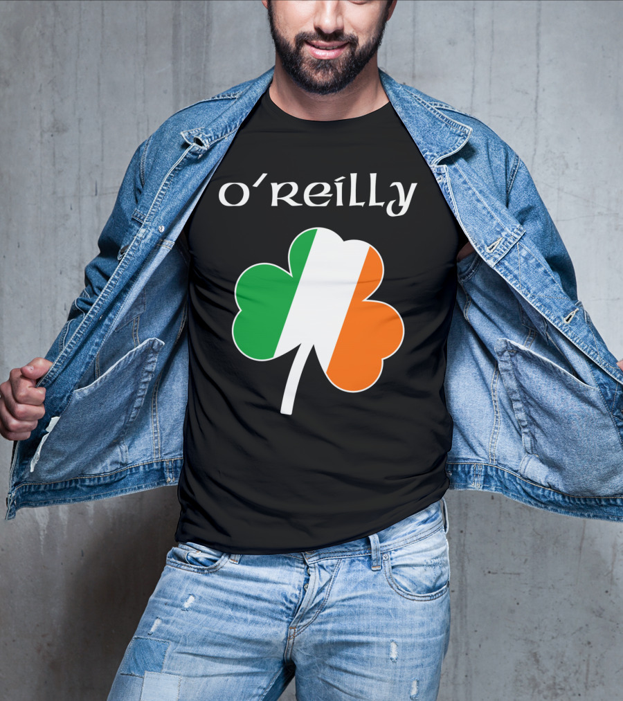 O'Reilly Irish Flag Shamrock Ireland T-Shirt