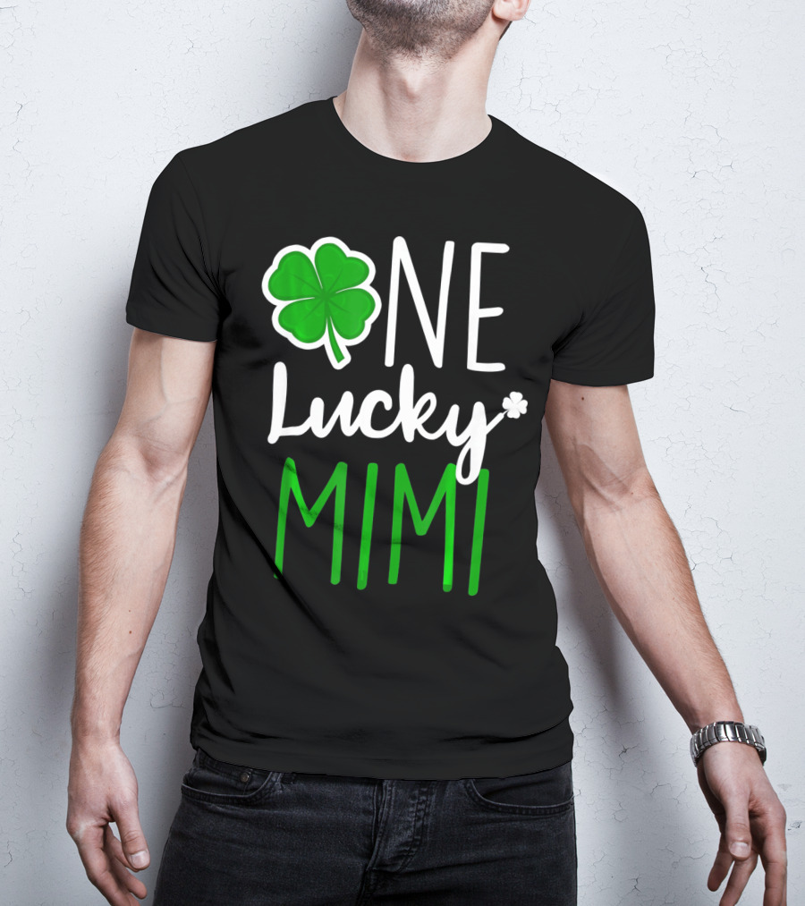 One Lucky Mimi St Patricks Day Shamrock T-Shirt