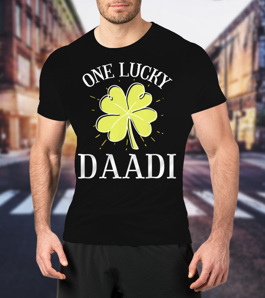 One Lucky Daadi Shamrock St. Patricks T-Shirt