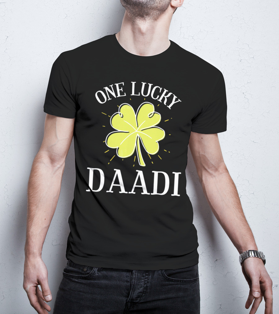 One Lucky Daadi Shamrock St. Patricks T-Shirt