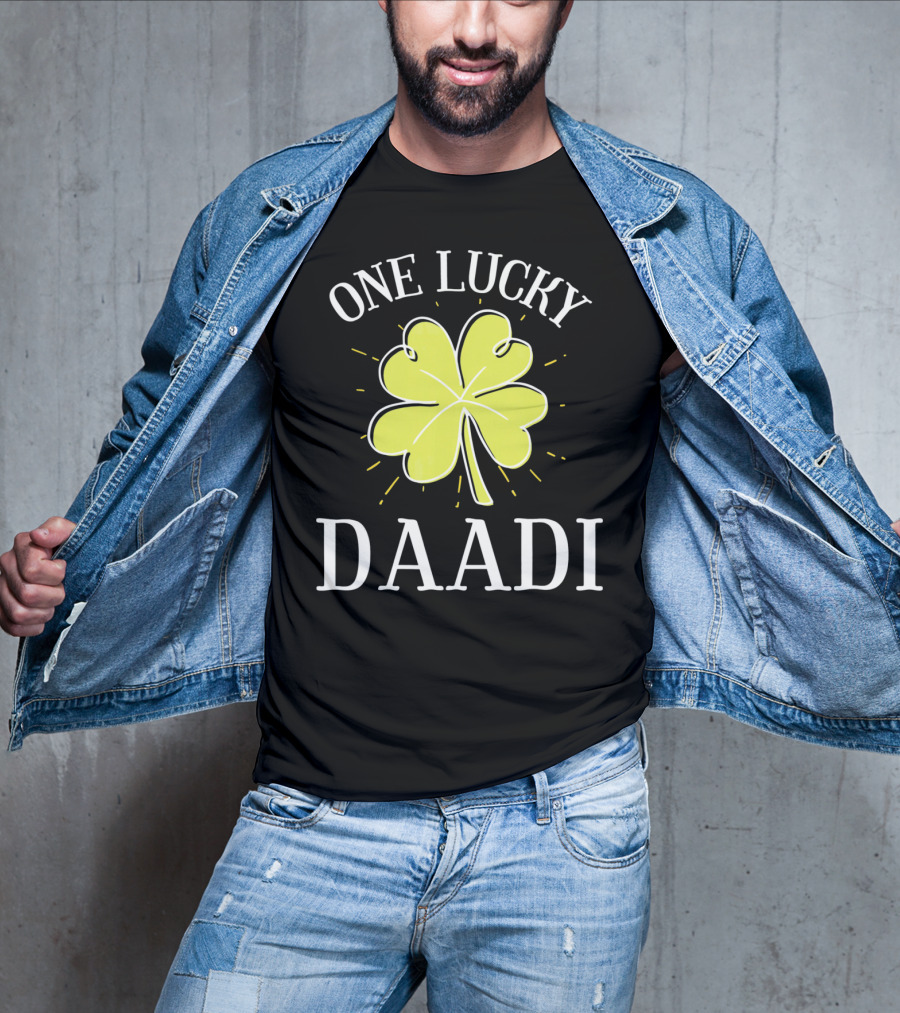 One Lucky Daadi Shamrock St. Patricks T-Shirt
