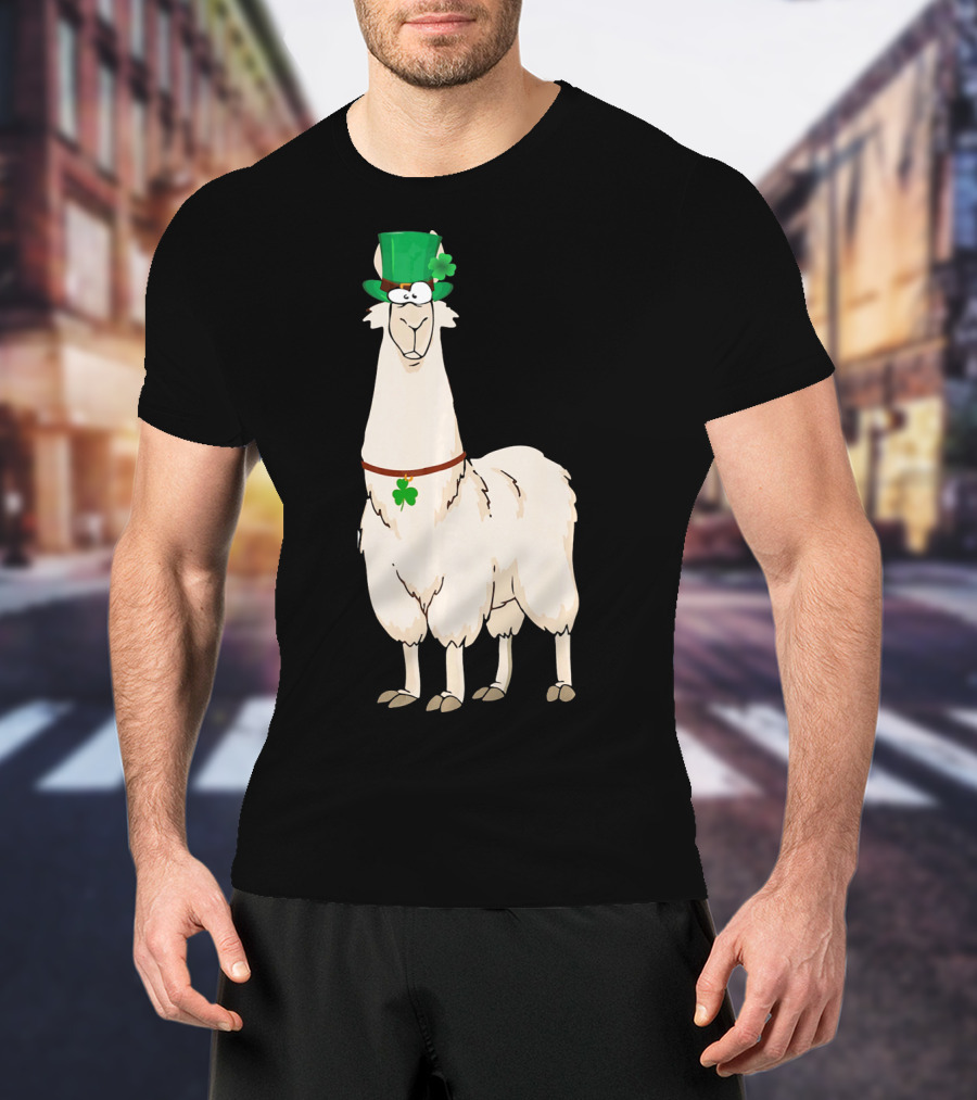 Leprechaun Costume Alpaca St Patrick's Day T-Shirt