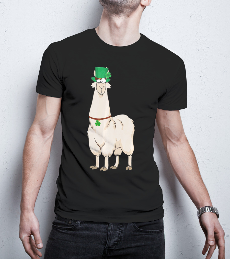 Leprechaun Costume Alpaca St Patrick's Day T-Shirt