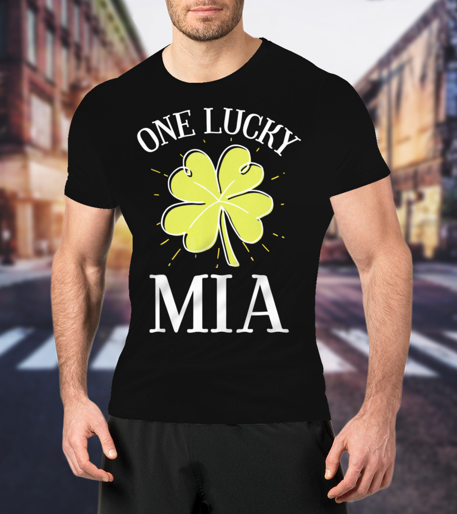 One Lucky Mia St. Patrick's Day Shamrock T-Shirt