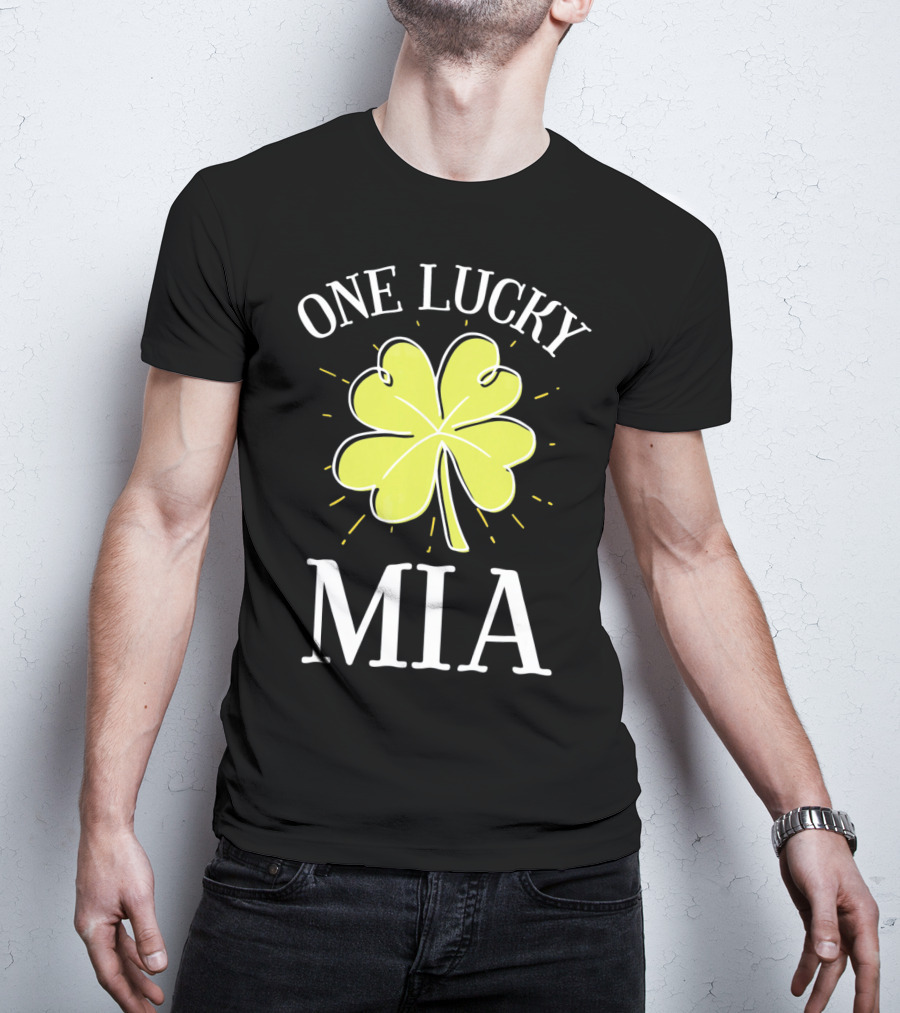 One Lucky Mia St. Patrick's Day Shamrock T-Shirt