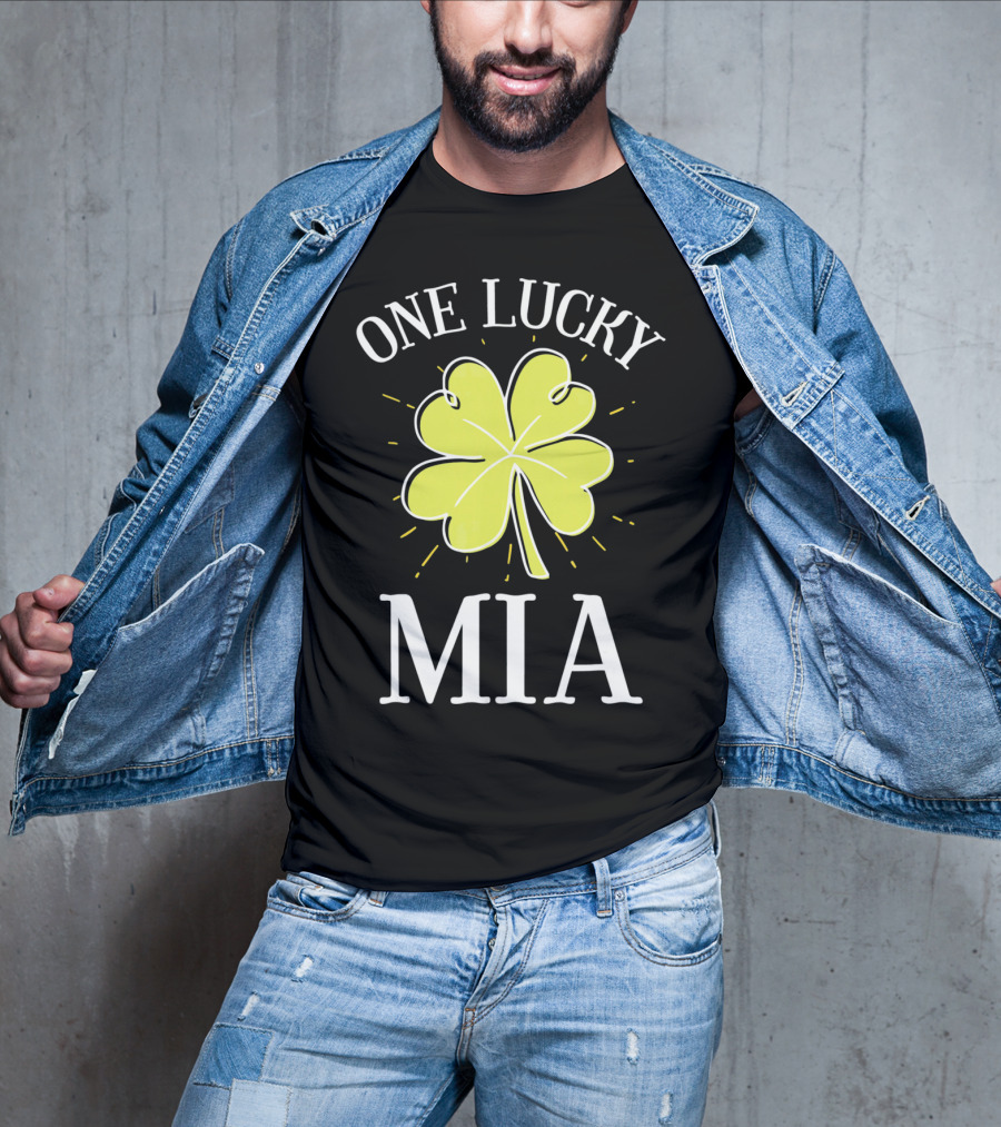 One Lucky Mia St. Patrick's Day Shamrock T-Shirt