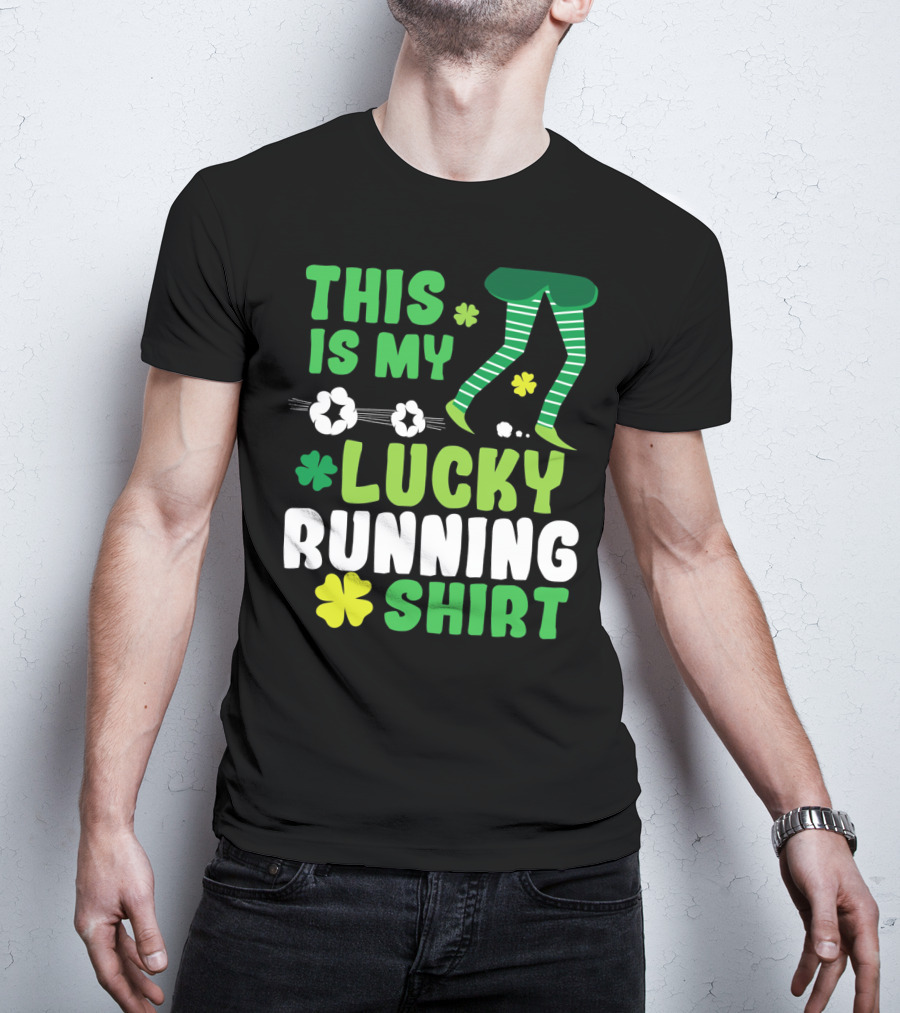 This Is My Lucky Running Shirt St Patricks Day 5k T-Shirt