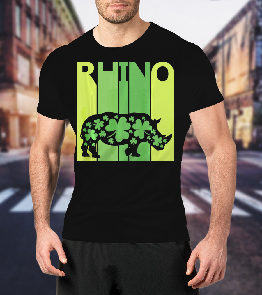 Lucky Clover Rhino T-Shirt