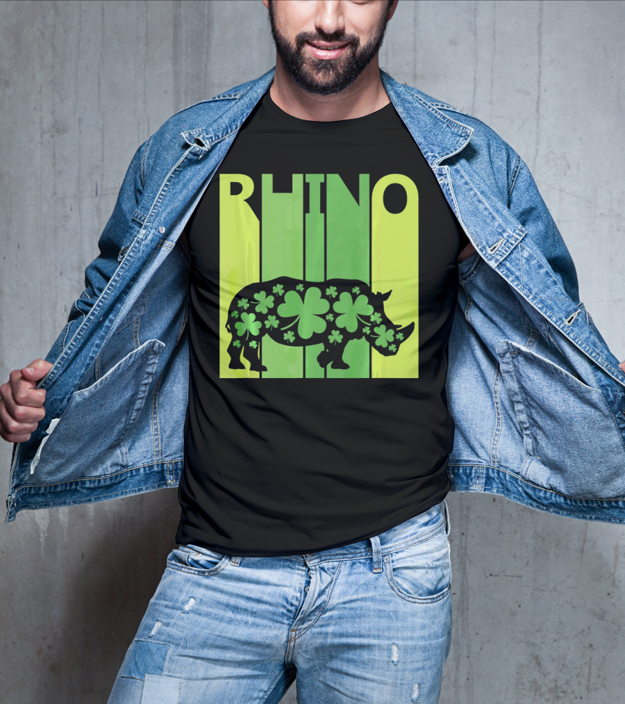 Lucky Clover Rhino T-Shirt