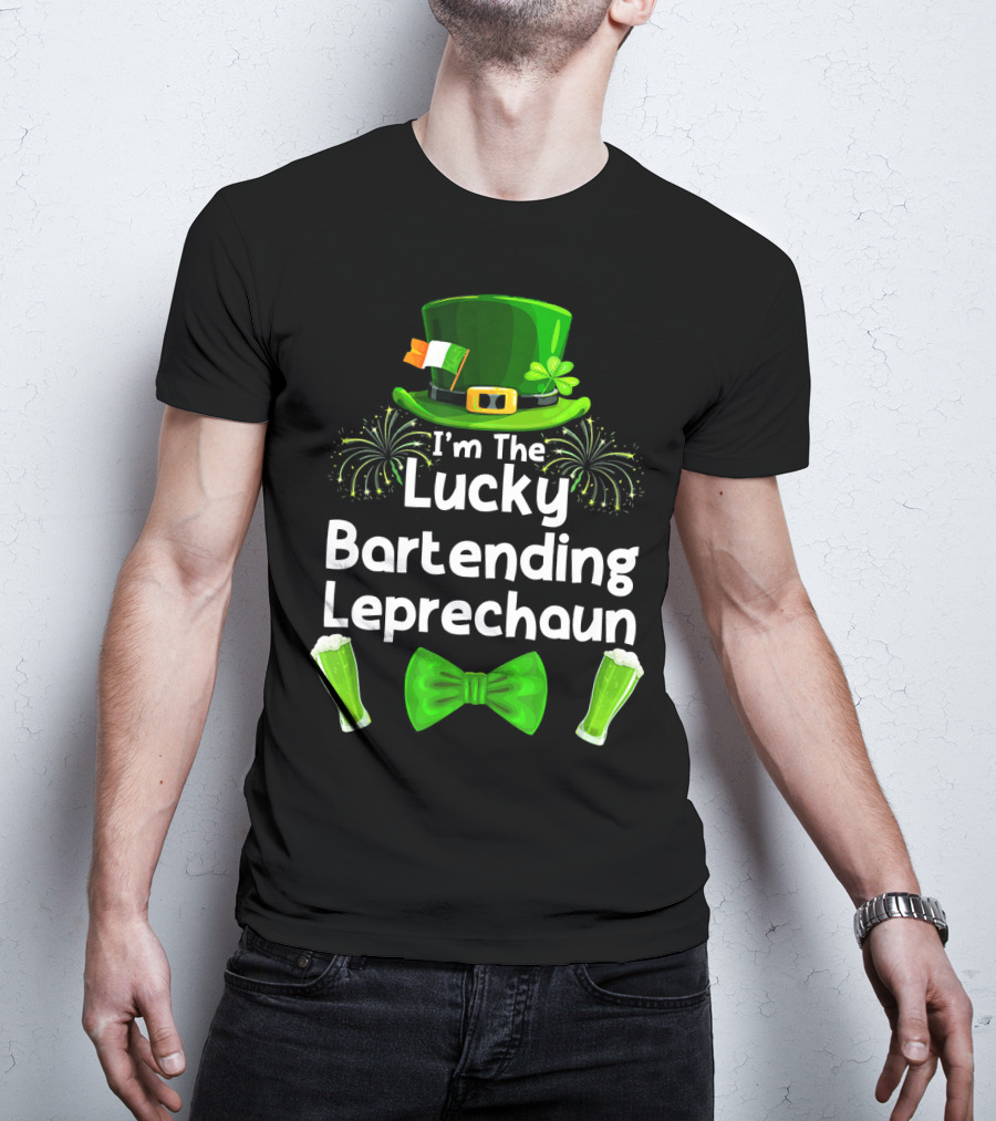 I'm The Lucky Bartending Leprechaun T-Shirt