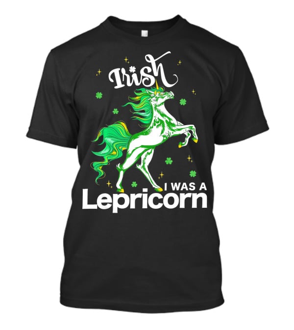 Irish I Was A Lepricorn Unicorn St Patrick's Day Fantasy T-Shirt