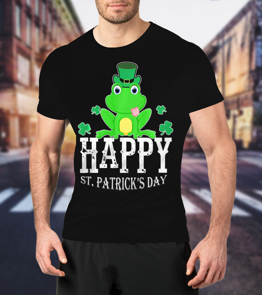 Happy St. Patrick's Day Irish Frog T-Shirt
