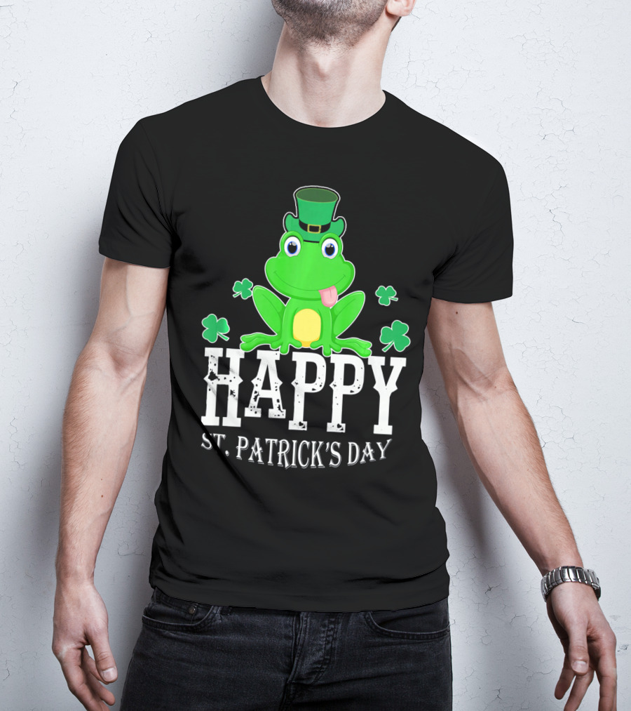 Happy St. Patrick's Day Irish Frog T-Shirt